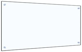 vidaXL Panou antistropi bucătărie transparent 100x50cm sticlă securiz.