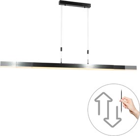 Lampă Pandantiv Reglabilă Negru Inclusiv LED Dimmable - Lamba