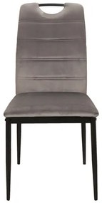 Scaun de bucaterie Rip Velvet, gri