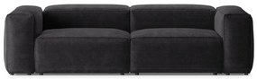 Canapea 3 locuri Bergamo velur reiat L264 cm