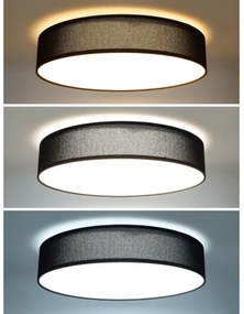 Plafonieră LED dimabilă Solight WO8014 PENLEY LED/48W/230V d. 40 cm negru + telecomandă