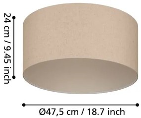 Plafonieră FENIGLIA Eglo 900858 1xE27/40W/230V