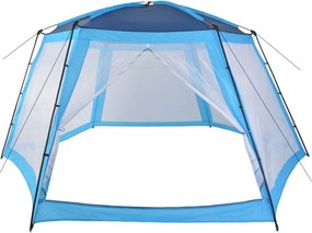 vidaXL Cort de piscină, albastru, 590x520x250 cm, țesătură