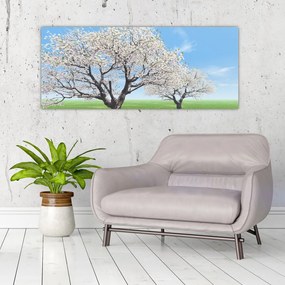 Tablou cu copaci (120x50 cm), în 40 de alte dimensiuni noi