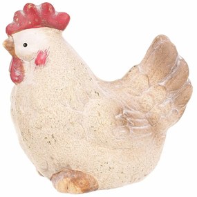 Decor ceramic Hen, 15 x 7 x 12 cm