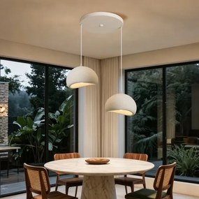 BRILAGI - Lustră suspendată pe cablu WABI SABI 2xE27/60W/230V albă