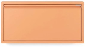 Pantofar somon cu deschidere înclinată din metal 75x37,5x12,5 cm Billy – Spinder Design