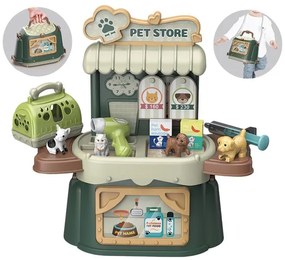 Salon de câini pentru copii, transportabil în geantă 3în1