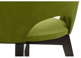 Scaun de dining BOVIO 86x48 cm verde deschis/fag