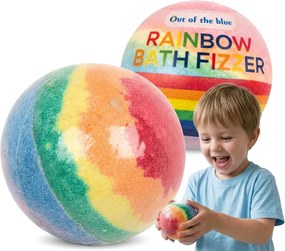 Bomba efervescenta pentru baie RAINBOW cu aroma de lavanda, curcubeu
