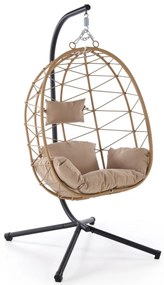Fotoliu suspendat Snake natur/bej H191 cm