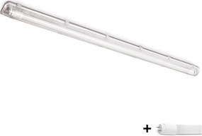 Brilagi -LED Tech. corp de iluminat fluorescent OPTIMA T8 1xG13/18W/230V 4000K IP65 128 cm