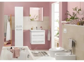 Clapeta actionare rezervor WC incastrat, Villeroy&amp;Boch ViConnect, alb - crom, 92216168