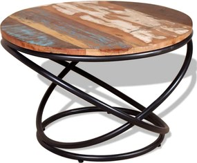 vidaXL Măsuță de cafea, 60 x 60 x 40 cm, lemn masiv reciclat