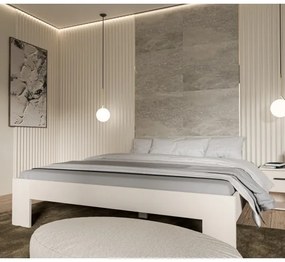 Pat dublu PIROA 180x200 cm, bej