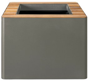 Giveci de flori cu auto-irrigare WOODGREEN, diferite variante - Hobby Flower Culoare: kaki/lămâie naturală