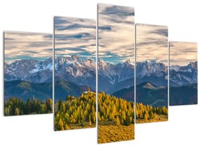 Tablou - panorama montană (150x105 cm)