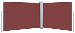 Copertina laterala retractabila, maro, 100 x 1000 cm Maro, 100 x 1000 cm