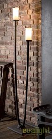 Lampa de podea din fier forjat cu 2 brate design torta SL 105