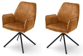 Scaun de dining NEXORO, 1 buc., portocaliu