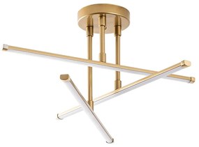 Plafonieră aurie LED 26x51 cm Umut – Opviq lights