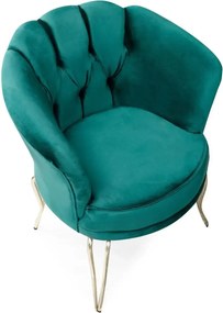 Set canapea Viena Homs textil verde-auriu,30703