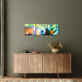 Tablou - Relaxare (cu ceas) (90x30 cm)