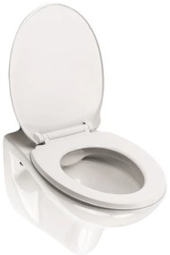 Toaletă Roya montată pe perete cu scaun