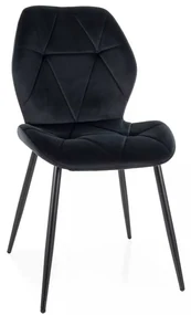Scaun de bucătărie Stigia, negru