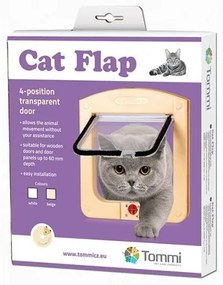 Tommi Cat Flap, alb