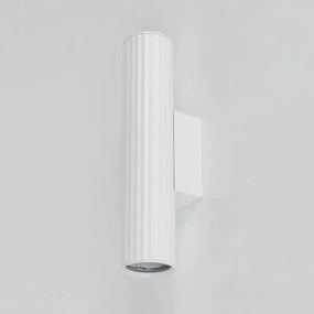 Aplica minimalista din aluminiu canelat Anna Wall 2 alb