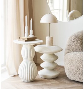 Măsuță auxiliară rotundă din piatră ø 36 cm Blackburn – House Nordic