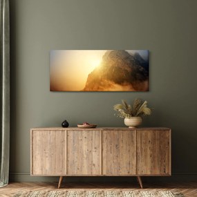 Tabloului muntelui în ceață (120x50 cm)