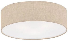 Plafonieră bej cu abajur textil ø 40 cm Thor – Fischer & Honsel