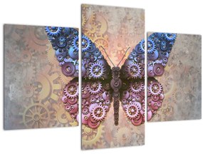 Tablou - Fluture steampunk (90x60 cm)