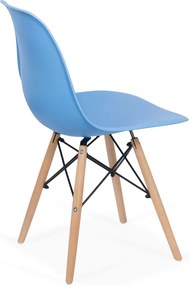 Scaune de plastic pentru bucatarie BUC 232P bleu