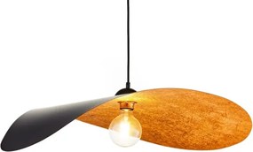 Lustră pe cablu LEAF 1xE27/15W/230V negru/cupru