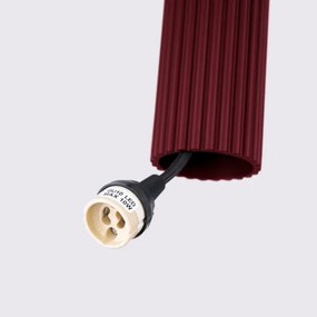 Brilagi - Lustră LED pe cablu CRESTO 1xGU10/10W/230V burgundiu