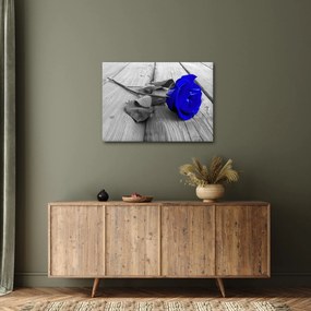 Tablou - Trandafir albastru (70x50 cm)
