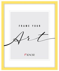 Ramă foto galbenă de agățat 32x42 cm – knor