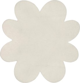 Covor, Daisy Plush, 150x150 cm, Alb