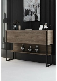 Comodă Luxe Walnut and Black