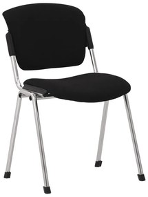 Scaun vizitator ERA Chrome, Negru stofa cagliari