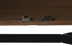 Bufet, natur, din lemn de acacia si blat din marmura neagra, Armonia