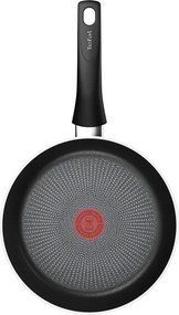 Tigaie Tefal C2920253 Force, 20 cm, Acoperire antiaderenta, Semnal termic, Thermo-Fusion, Inductie, Negru