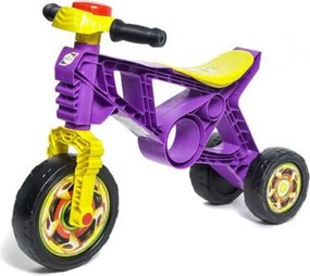 Tricicleta tip motocicleta fara pedale pentru copii MOTO ORION™, Model sport, Stabilitate marita, Violet