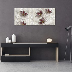 Tablou - Flori decorative (120x50 cm)