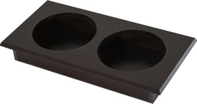 PawHut Set Boluri pentru Animăluțe, Hrănitor Dublu, Design Ergonomic, Alb și Gri | Aosom Romania