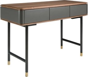 Consola deosebita design LUX Dark Grey-Walnut 120x50cm