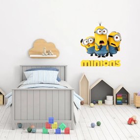 Autocolant de perete "Minions 3" 60x70cm